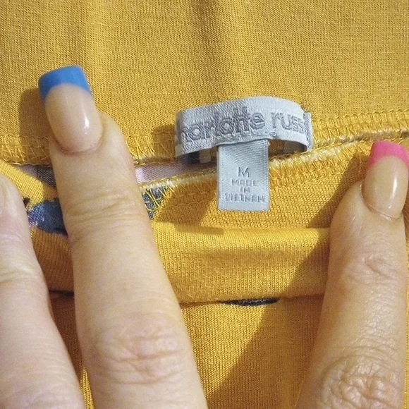 Charlotte Russe Floral Maxi Skirt in Yellow and Pink - Picture 2 of 10